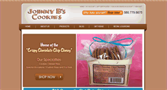 Desktop Screenshot of johnnybcookies.com